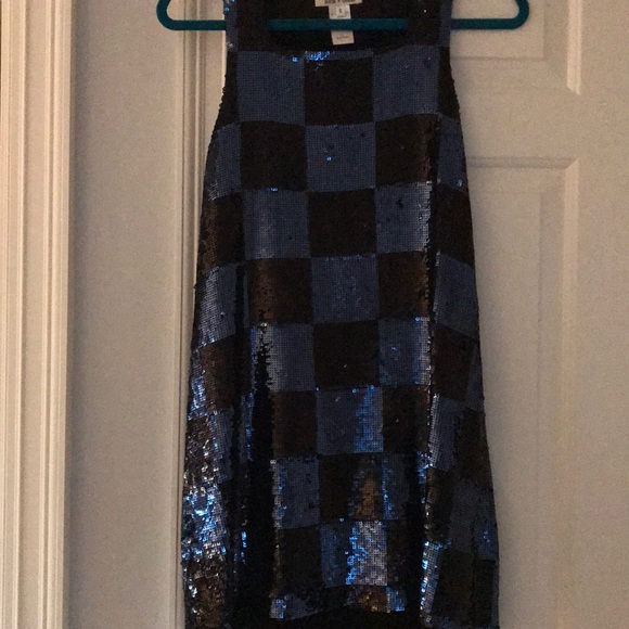 Alice + Olivia Dresses & Skirts - Black and blue sequin dress Alice + Olivia Dresses & Skirts - Black and blue sequin dress